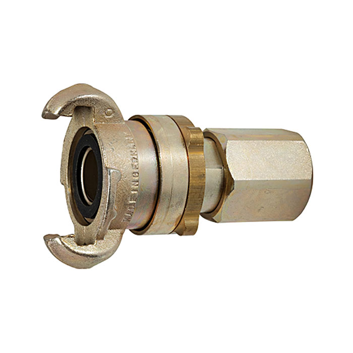 RIEGLER Safety jaw coupling with interior thread, G 3/4, DN 17