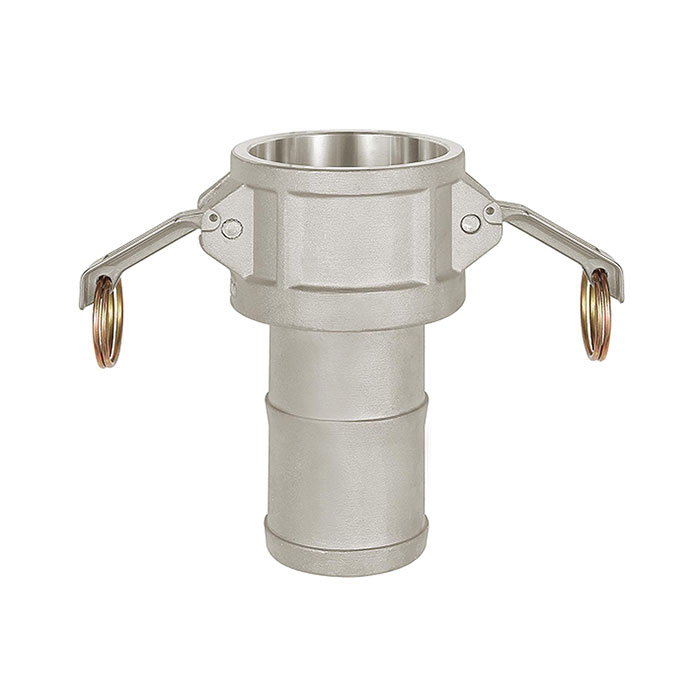 RIEGLER Kamlok quick-connect socket, C type, Alu, I.D. 25, for plug Ø 37