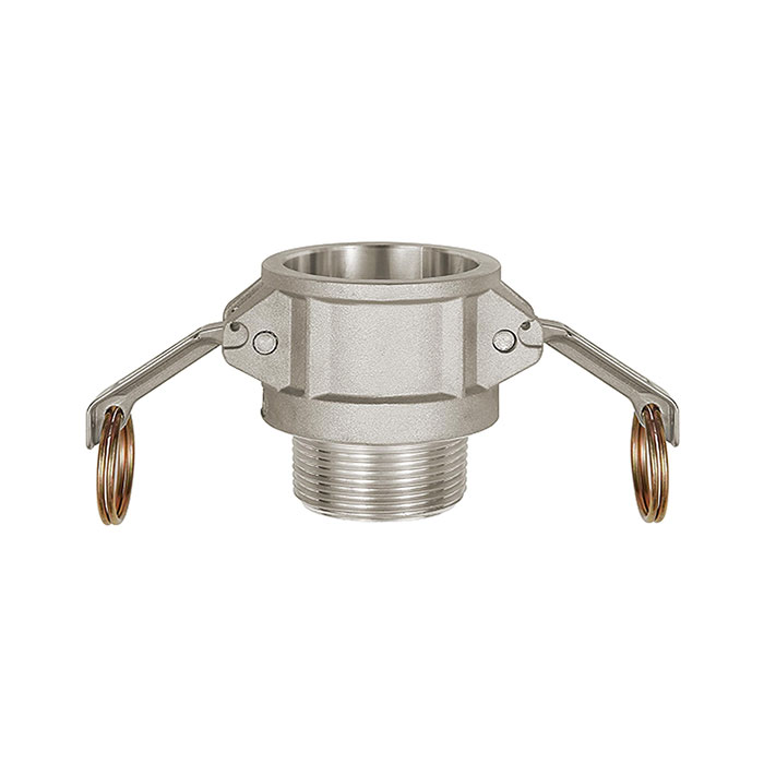 RIEGLER Kamlok quick-connect socket with ET, B type, Aluminium, R 3/4