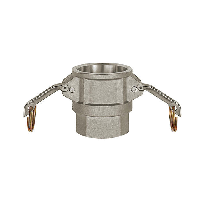 RIEGLER Kamlok quick-connect socket with IT, D type, Aluminium, G 1