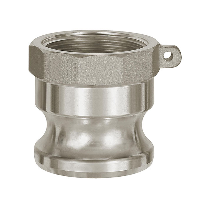 RIEGLER Kamlok quick-connect plug, Interior thread, A type, Alu, G 1