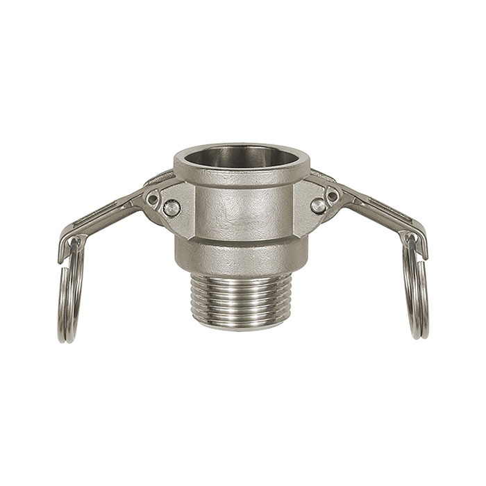 RIEGLER Kamlok quick-connect socket with ET, B type, 1.4401, R 1
