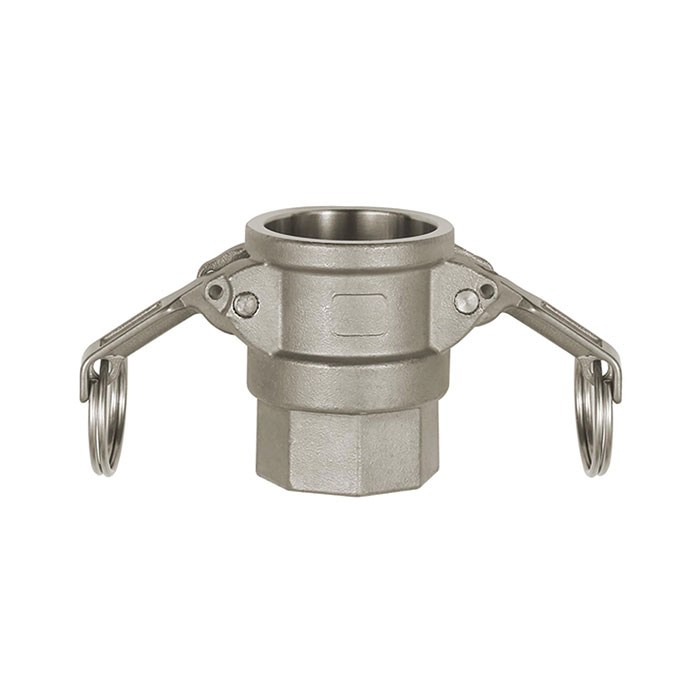 RIEGLER Kamlok quick-connect socket with IT, D type, 1.4401, G 1