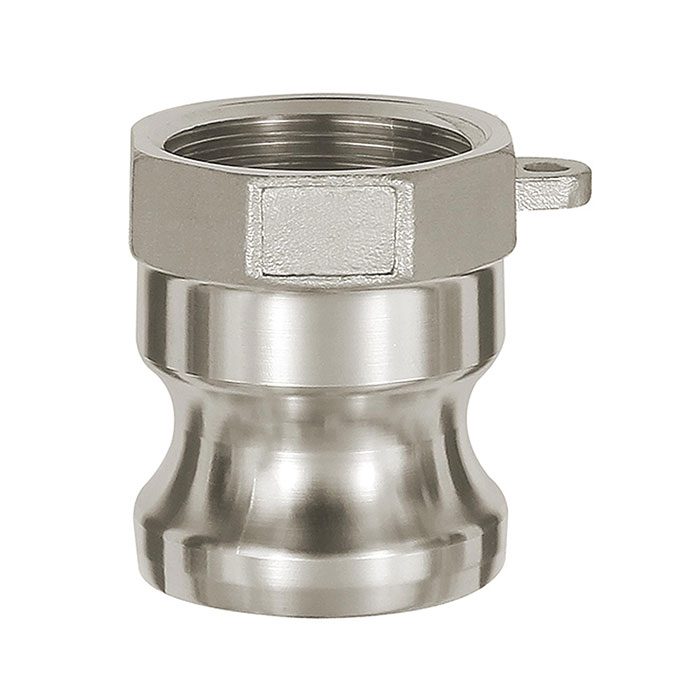 RIEGLER Kamlok quick-connect plug, IT, A type, 1.4401, G 1 1/2
