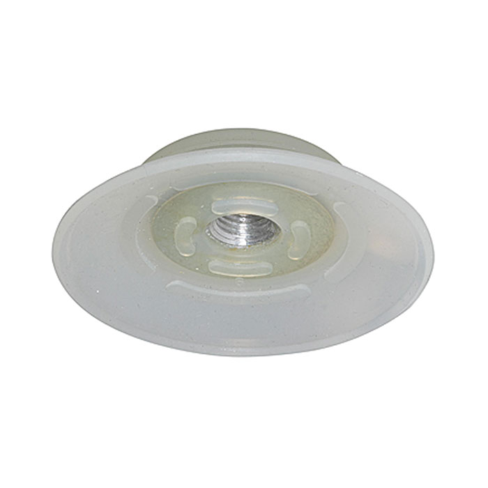 RIEGLER Flat suction cup, round, Silicone material, »PFG«
