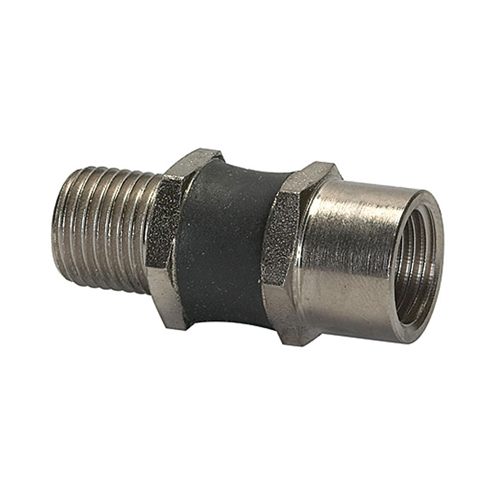 RIEGLER Pivoting suction pad attachment »flexolink«, G 1/4 IT, G 1/4 ET