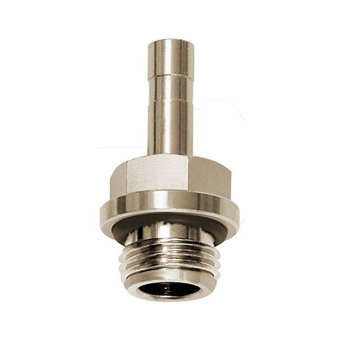 RIEGLER Thread plug nipple »click-clock« G 3/8 o., for hose exterior Ø 8