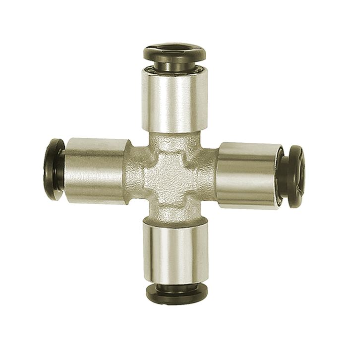 RIEGLER Push-in X-connector »click-clock« for hose exterior-Ø 4 mm