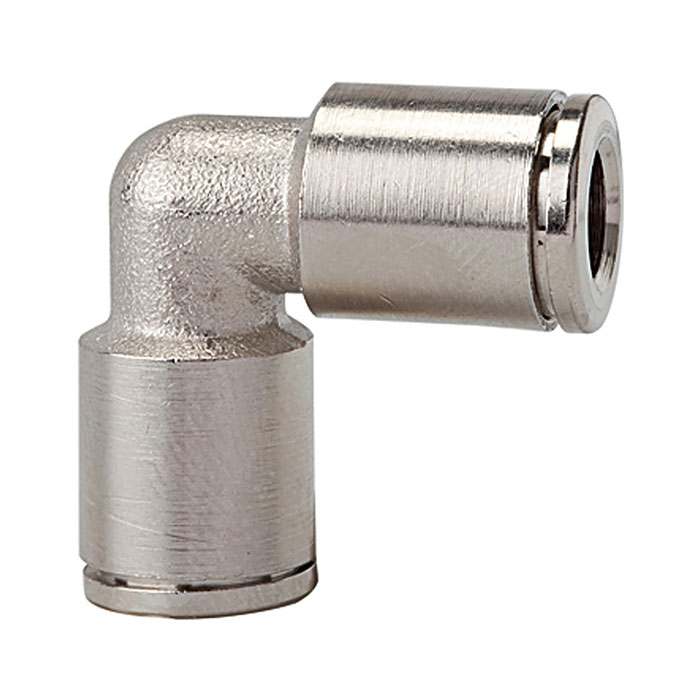 RIEGLER Push-in L-connector »metallica«, for hose exterior Ø 6 mm