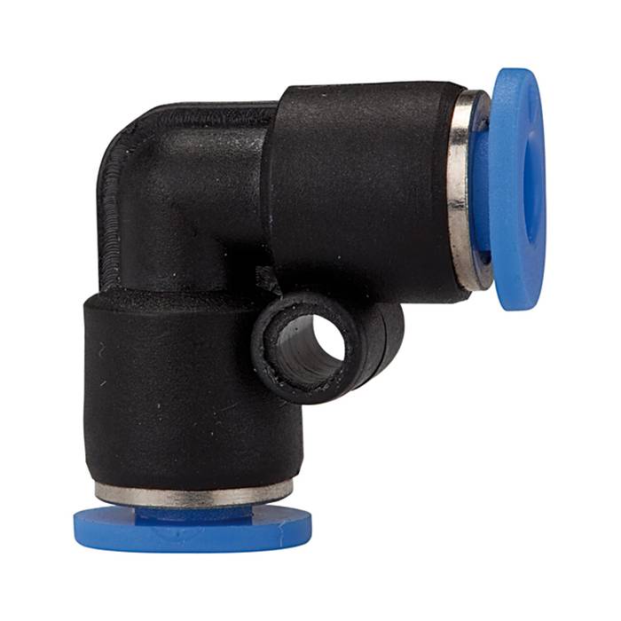 RIEGLER Push-in L-connector »Blue Series« mini, for hose exterior Ø 3