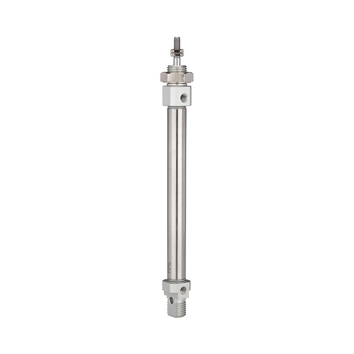 RIEGLER Round cylinder »MI« double-acting, Piston Ø 8, Stroke 75, M5x0.8