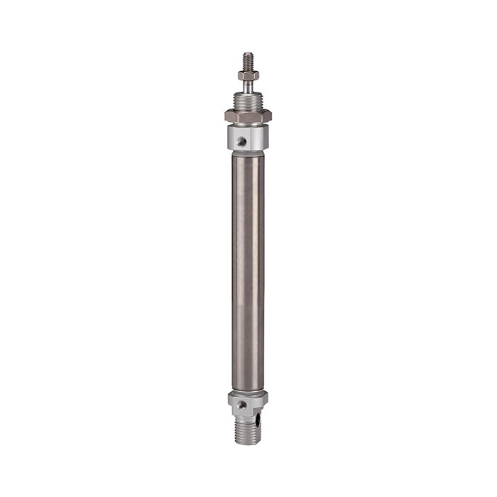 RIEGLER Round cylinder »MI« double-acting, PistonØ 16, Stroke 125, M5x0.8