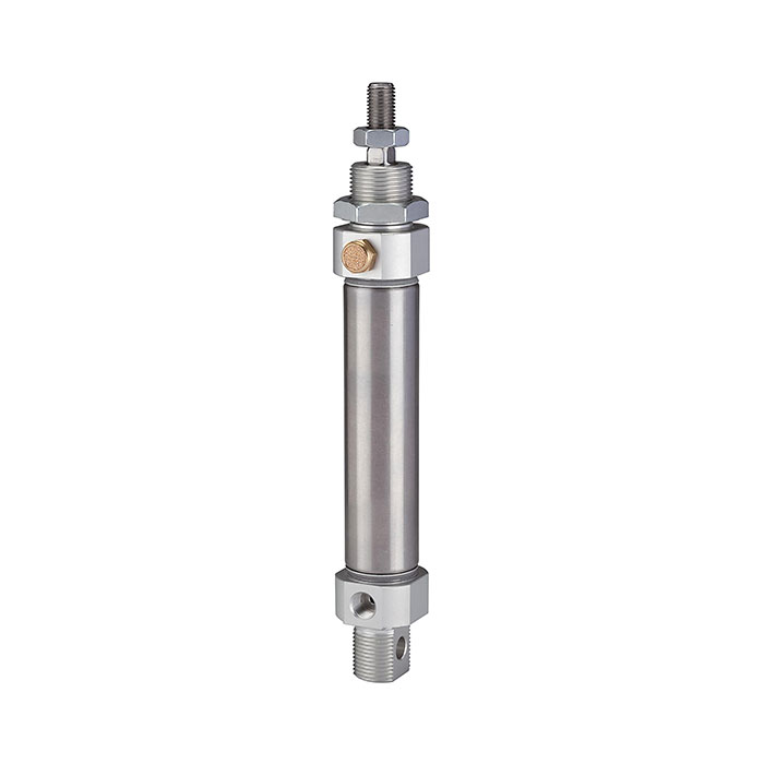 RIEGLER Round cylinder »MSI« single-acting, PistonØ 10, Stroke 40, M5x0.8