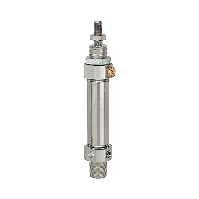 RIEGLER Round cylinder »MSI« single-acting, Piston Ø 32, Stroke 20, G 1/8