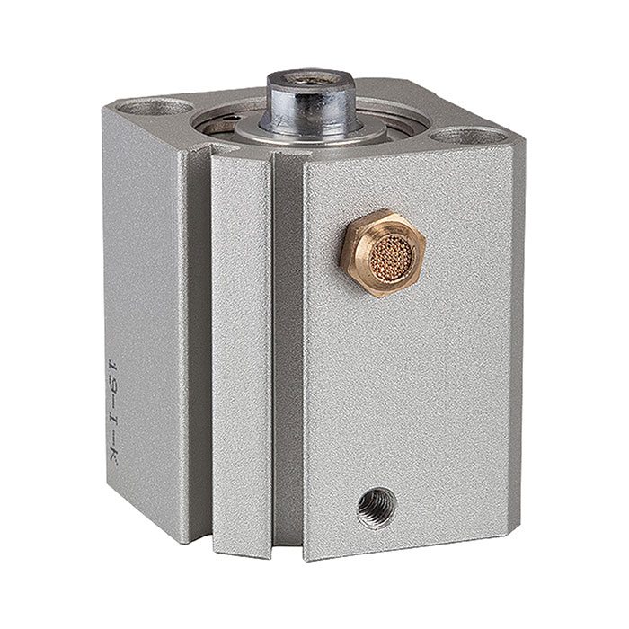 RIEGLER Short stroke cyl., single-acting, Piston Ø 25, Stroke 30, M5x0,8