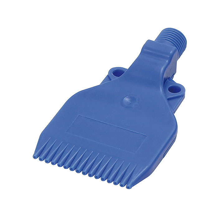 RIEGLER Low noise combi-nozzle, G 1/4 ET, POM plastic, Nozzle width 47 mm