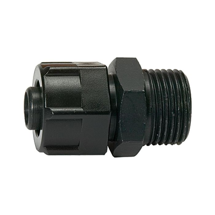 RIEGLER Einschraubverschraubung, für PVC-Pneumatikschlauch 11,6x9, G 3/8