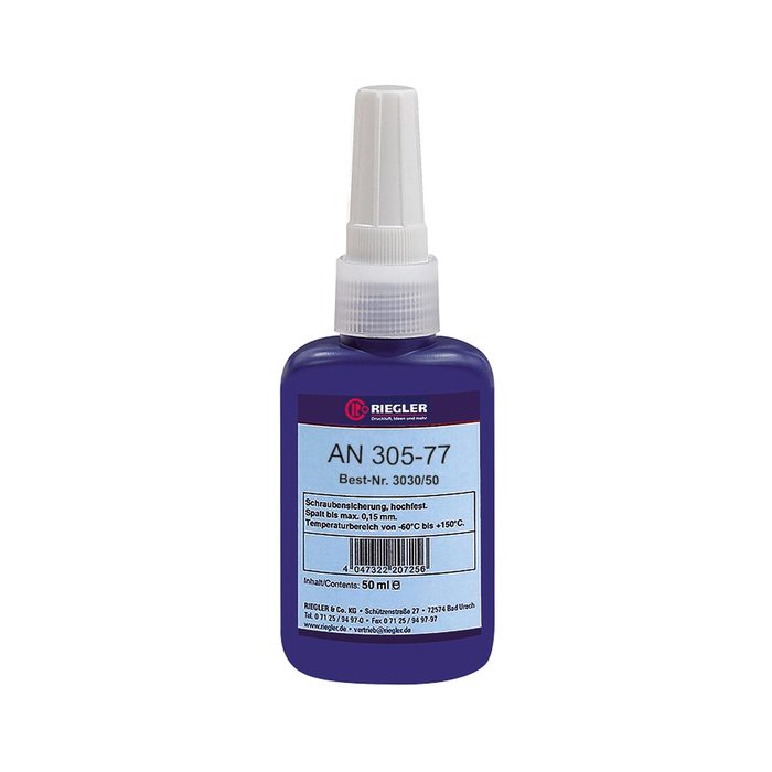 RIEGLER Lock AN 305-77, Anaerobic glue, Medium tight, 50 ml