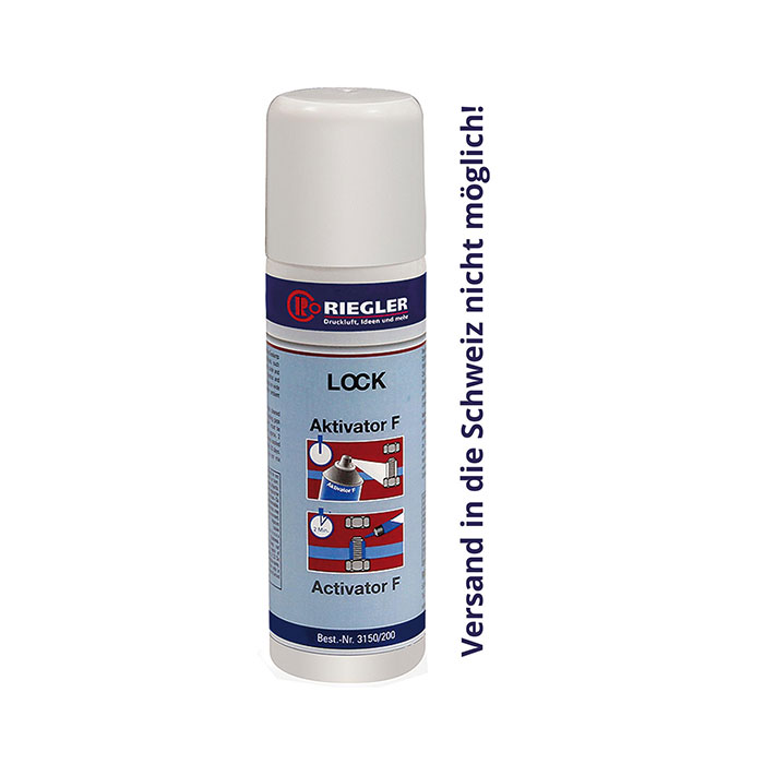RIEGLER Lock activator F, activated passive surfaces, 200 ml