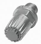 RIEGLER Low noise round nozzle, G 1/4 ET, Nozzles-ET Ø 19 mm