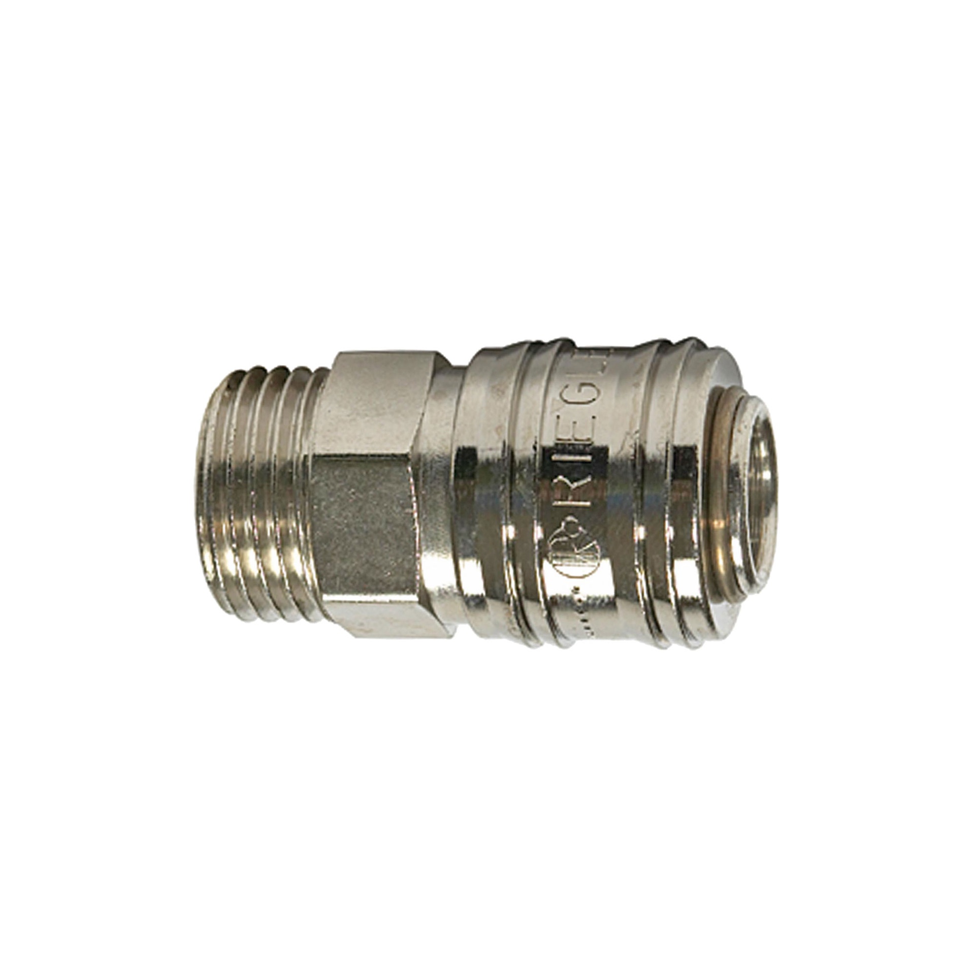 RIEGLER Schnellverschlusskuppl. NW 7,2 »connect line«, MS vern., G 3/8 AG