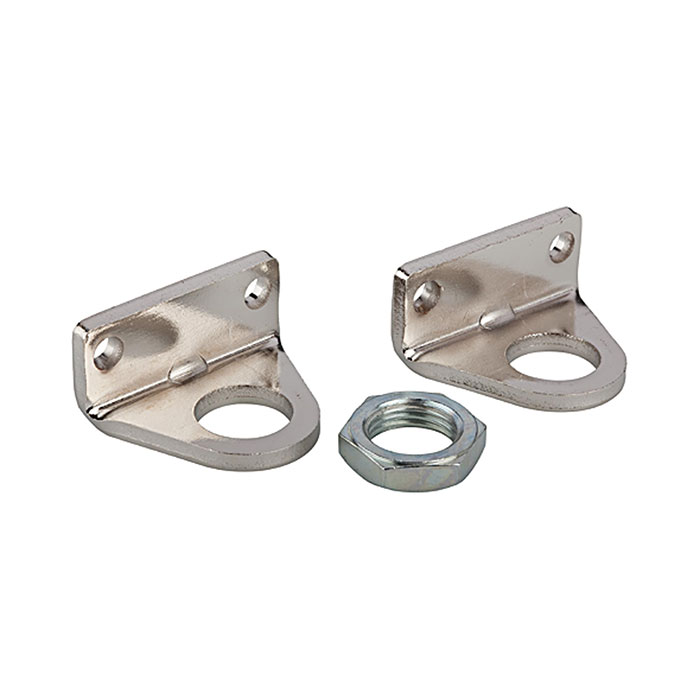 RIEGLER Foot fastening »LB« for round cylinder, for piston Ø 8-10