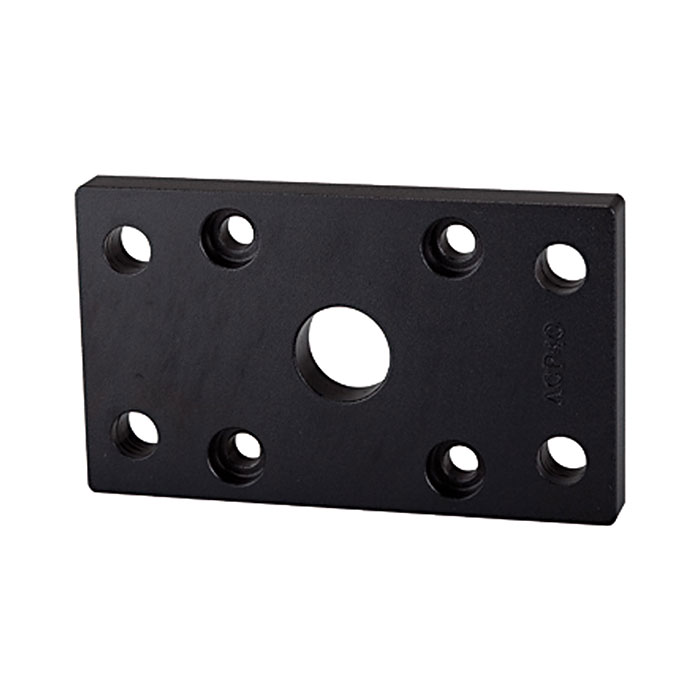 RIEGLER Flange fastening, »FA« for compact cylinder »ACP«, Piston Ø 12-16