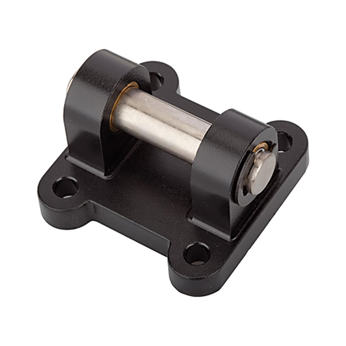 RIEGLER Trunnion mounting »CA/CB« for compact cylinder, Piston Ø 80