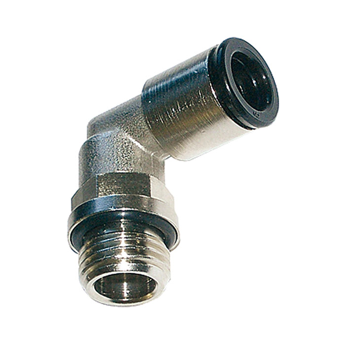 RIEGLER Angled screw-in fitting »value line«, rotating, G 3/8 o.