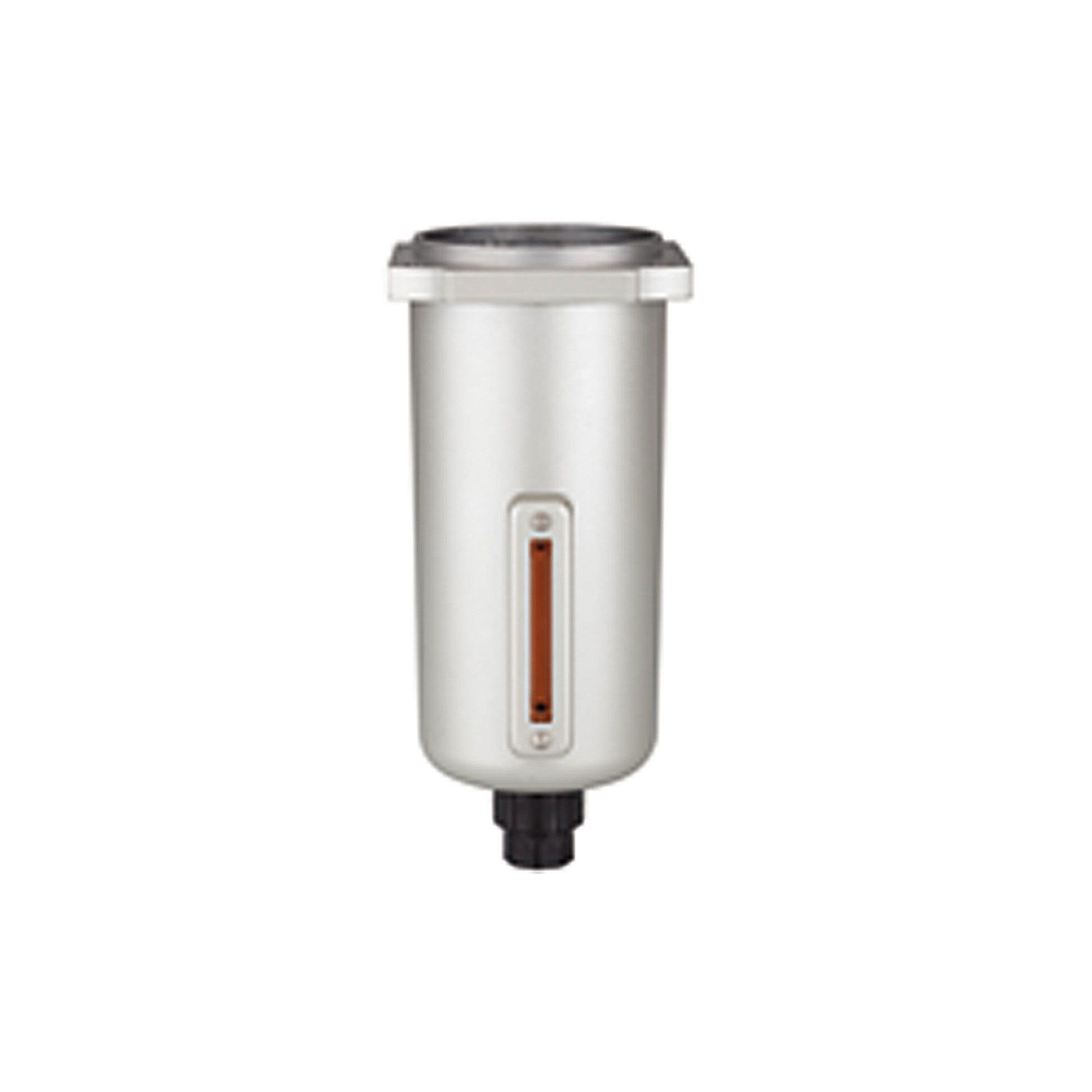 RIEGLER Metal container with viewing tube, fully automated bleeder valve