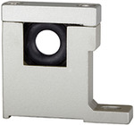 RIEGLER Connecting element with wall mounting, 1 hole, L-shaped bracket