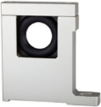 RIEGLER Connecting element with wall mounting, 1 hole, L-shaped bracket