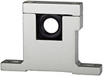 RIEGLER Connecting element with wall mounting, 2 holes, T-shaped bracket