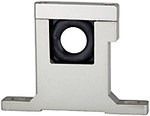RIEGLER Connecting element with wall mounting, 2 holes, T-shaped bracket
