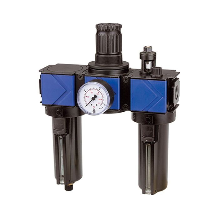 RIEGLER Wartungseinheit 3-tlg. »variobloc«, Metallbehälter, BG1, G1/4