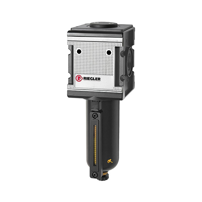 RIEGLER Vorfilter »multifix«, mit Metallbehälter, 0,3 µm, BG 4, G 3/4