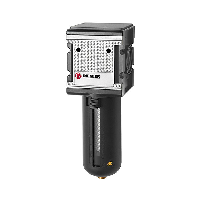 RIEGLER Aktivkohlefilter »multifix«, PC-Behälter, Schutzkorb, BG 4, G 1