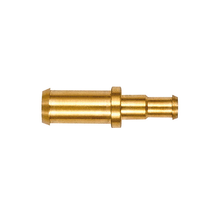 RIEGLER Straight reducing supports, for hose I.D. 4/3 mm, brass