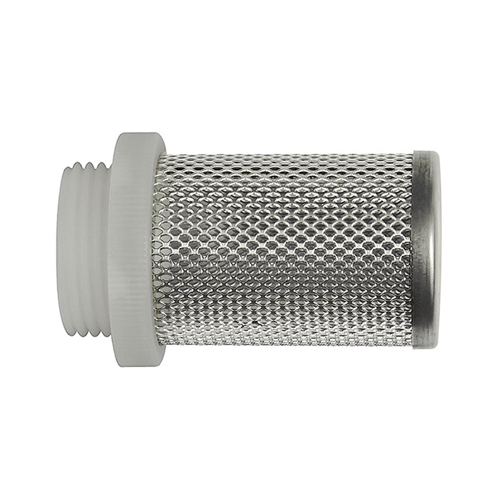 RIEGLER Strainer for check valves, G 1, Stainless steel 1.4301/Plastic