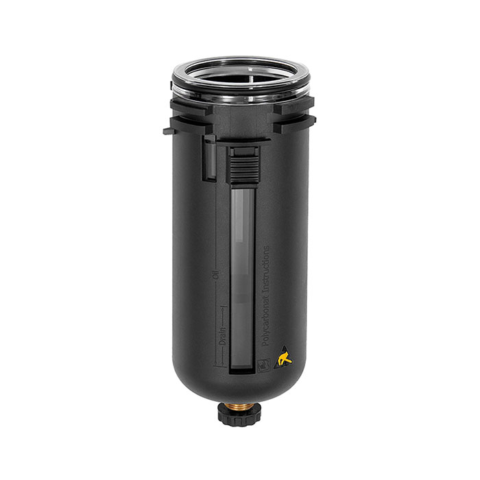 RIEGLER Polycarbonate container with protective cage, semi-automated