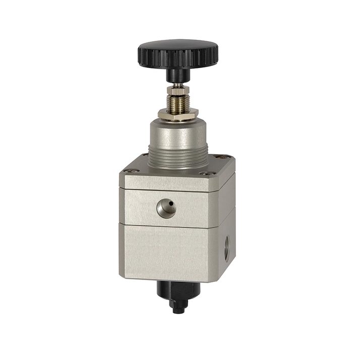 RIEGLER Precision pressure regulator, G 1/4, Control range 0.05 - 8 bar