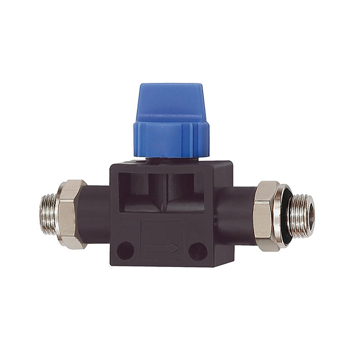 RIEGLER 3/2-way valve »Blue Series«, G 3/8 o., G 1/4 o.