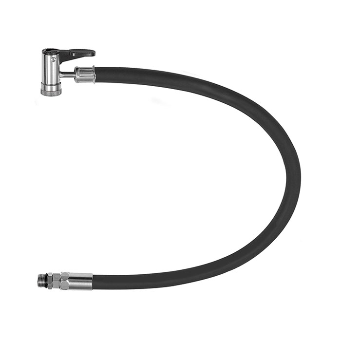 RIEGLER Hose with tyre valve connector, Length 50 cm, G 1/4, swiveling