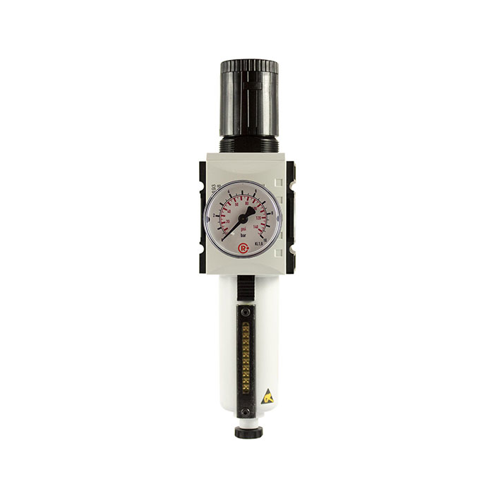 RIEGLER Filter regulator »FUTURA«, Metal, Size 2, G 1/2, 0.5-10 bar, Semi
