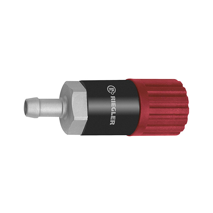 RIEGLER Swivel safety coupling I.D. 8, ISO 6150 C, Steel, Sleeve I.D. 10