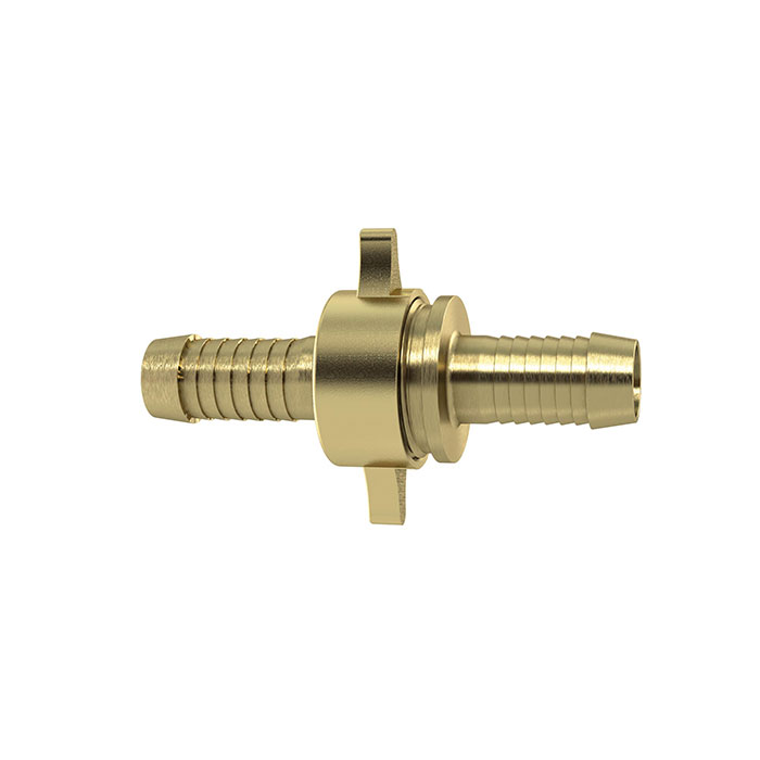RIEGLER 3/3 Tube fitting G11/4x25 swivel nut, taper seat NBR O-ring Brass