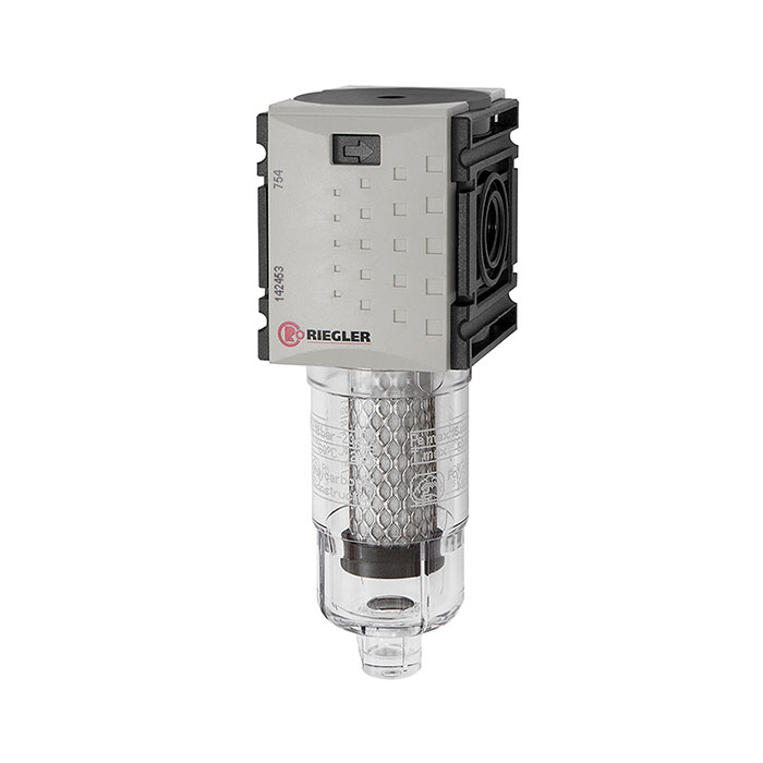 RIEGLER Aktivkohlefilter »FUTURA-mini« mit PC-Behälter, BG 0, G 1/4