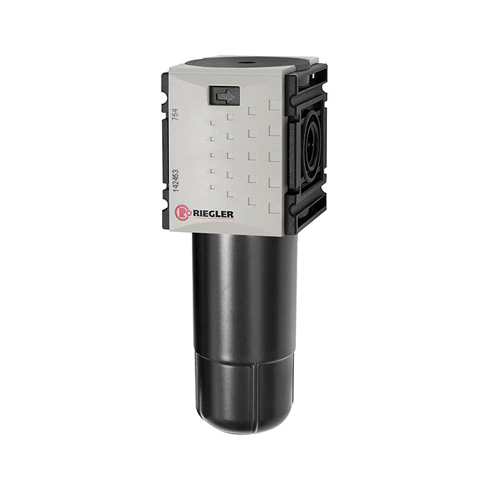 RIEGLER Active charcoal filter »FUTURA-mini« metal container Size 0, G1/4