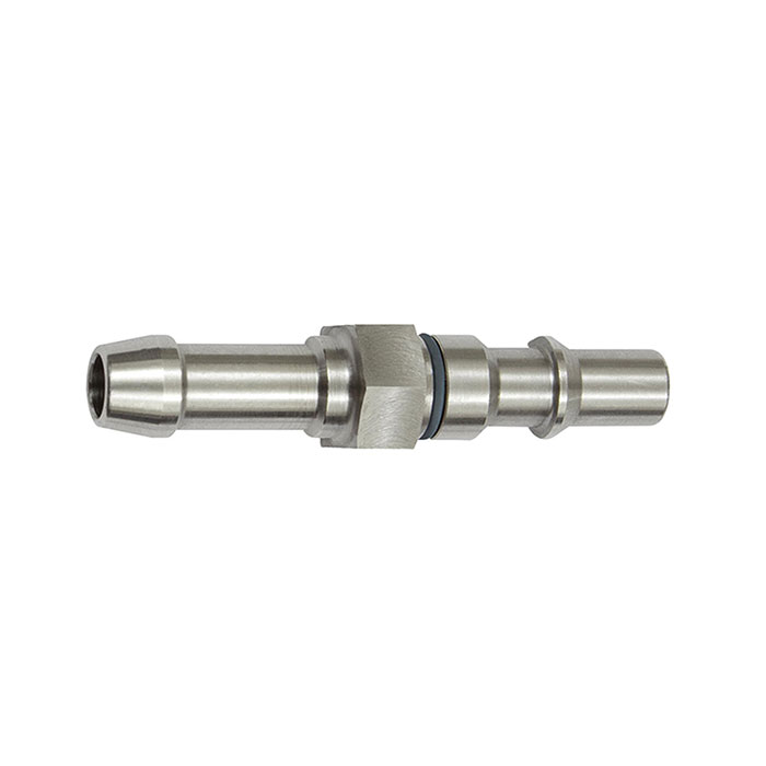 RIEGLER Captive plug-in connector I.D. 6, ISO 6150 C, Sleeve I.D. 6, gray