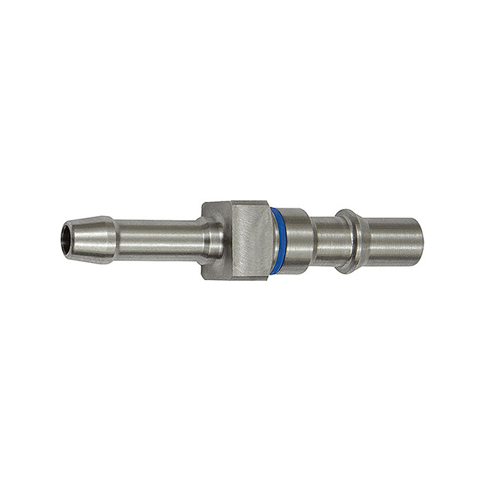 RIEGLER Captive plug-in connector I.D. 6, ISO 6150 C, Sleeve I.D.10, blue